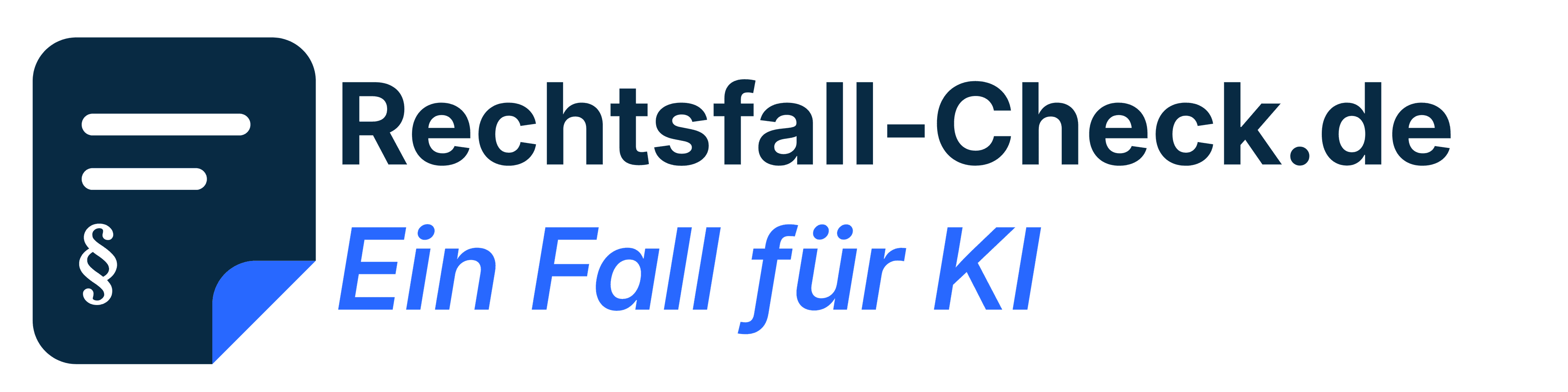 Rechtsfall-Check.de – Ein Fall für KI